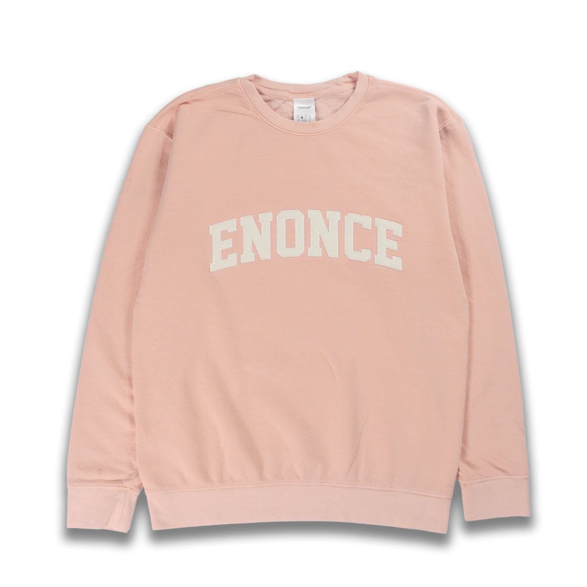 ENONCE-405 / Garment Dyed LOGO SWEAT