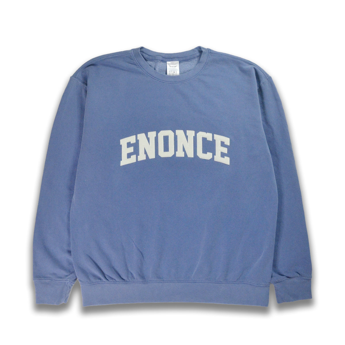 ENONCE-405 / Garment Dyed LOGO SWEAT