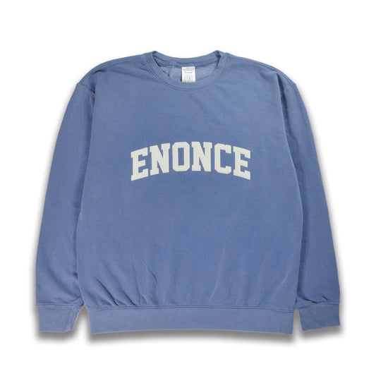 ENONCE-405 / Garment Dyed LOGO SWEAT