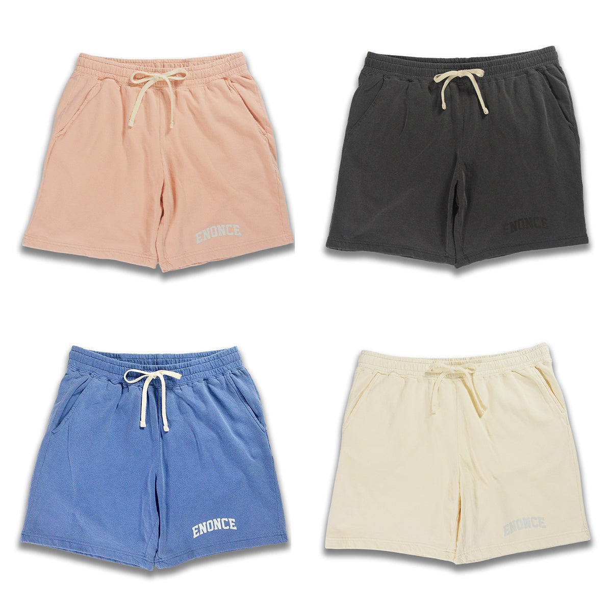 ENONCE-411 / Garment Dyed SWEAT SHORTS