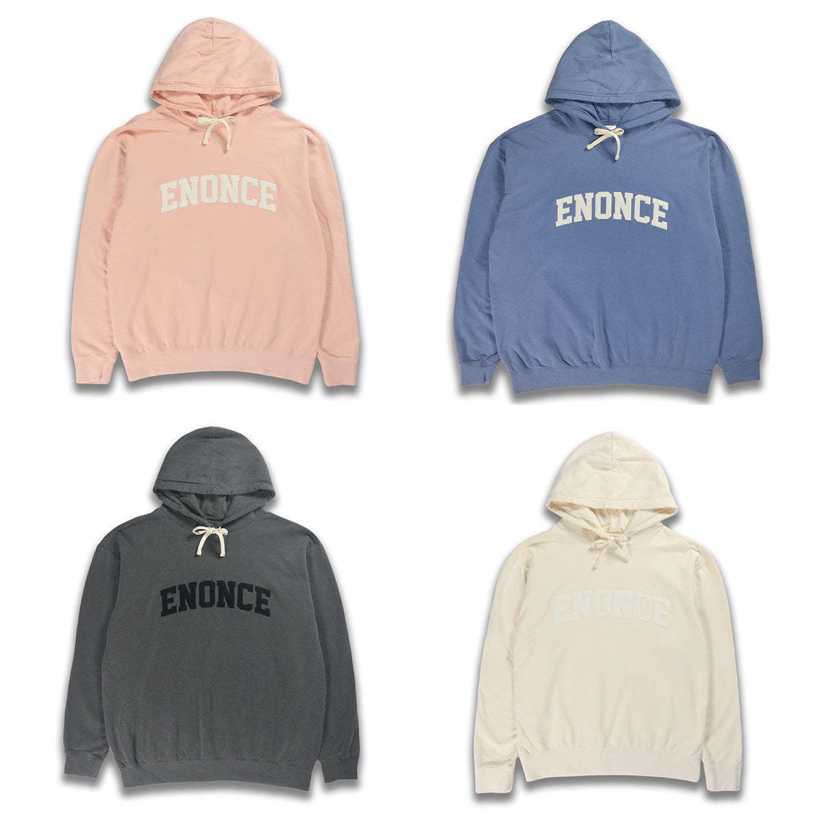 ENONCE-406 / Garment Dyed LOGO PARKA