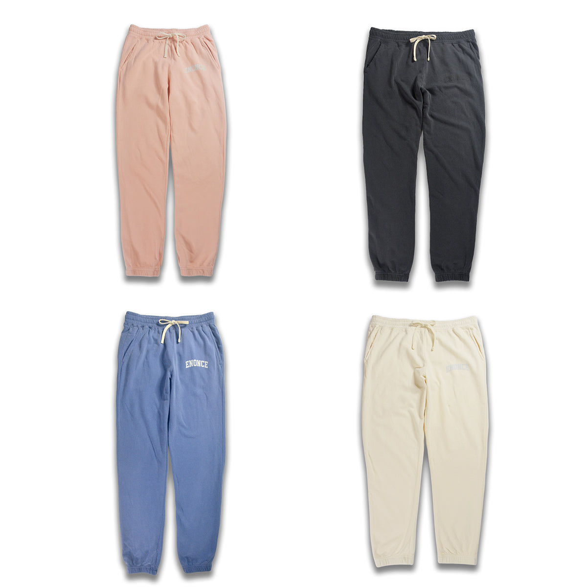 ENONCE-412 / Garment Dyed SWEAT PANTS