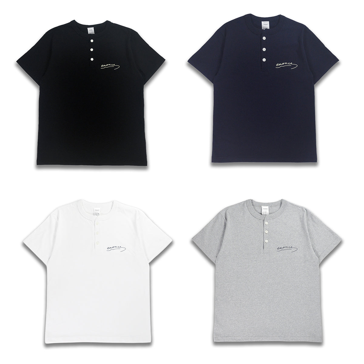 ENONCE-409 / HENRY NECK TEE