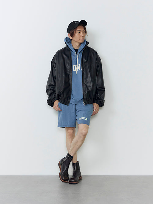 ENONCE-406 / Garment Dyed LOGO PARKA